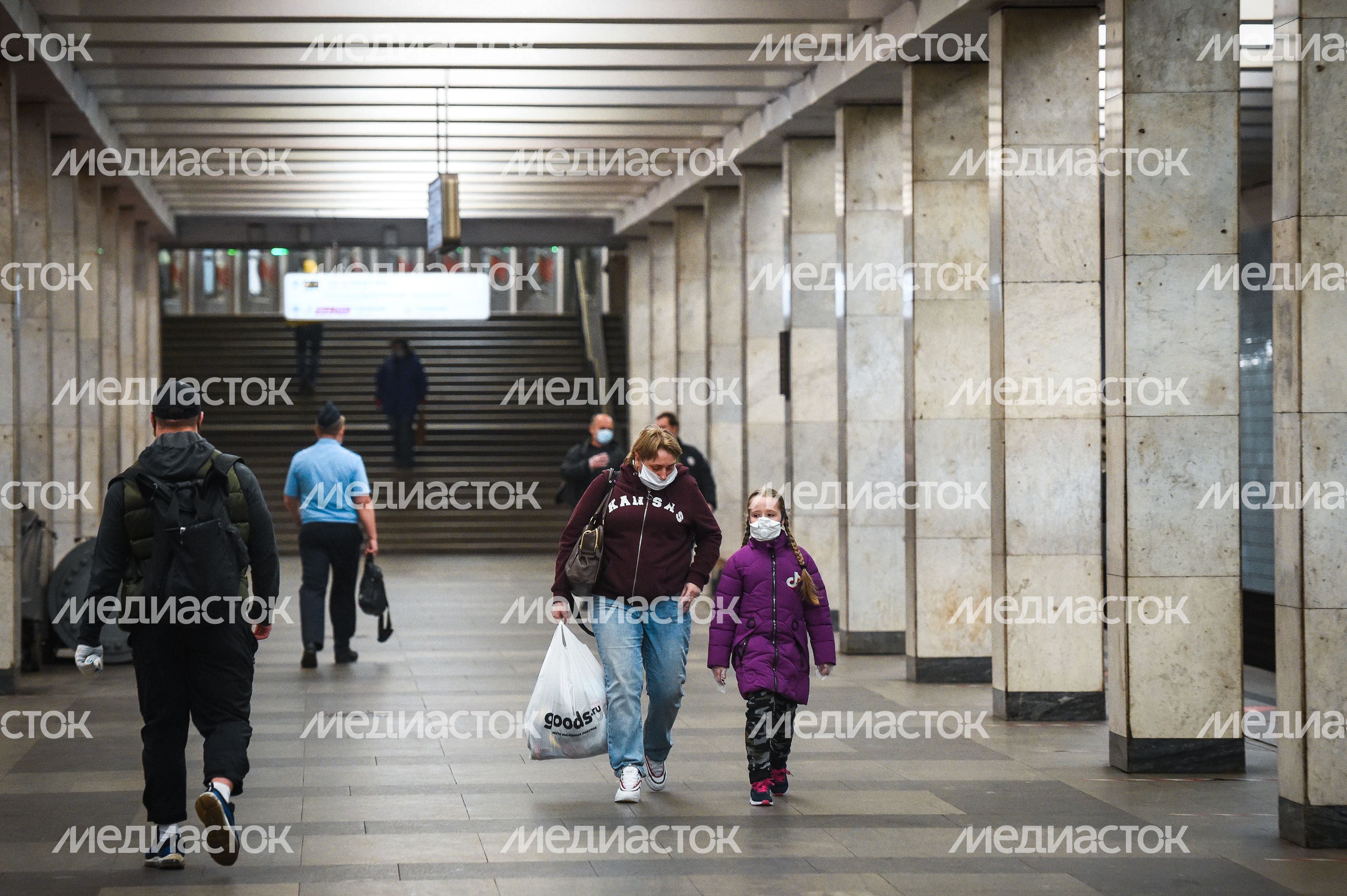 Московский регион во время «масочного режима» в связи с угрозой распространения коронавируса