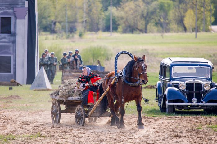 Военно-историческая реконструкция "Успех в единстве поколений" в Химках