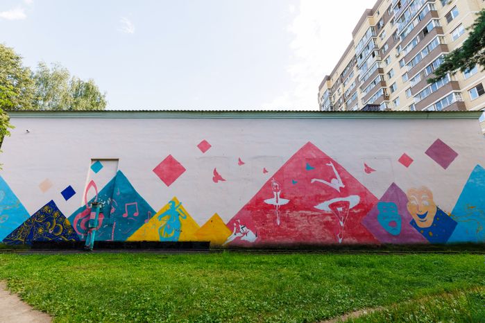 Муралы в Железнодорожном, Балашиха