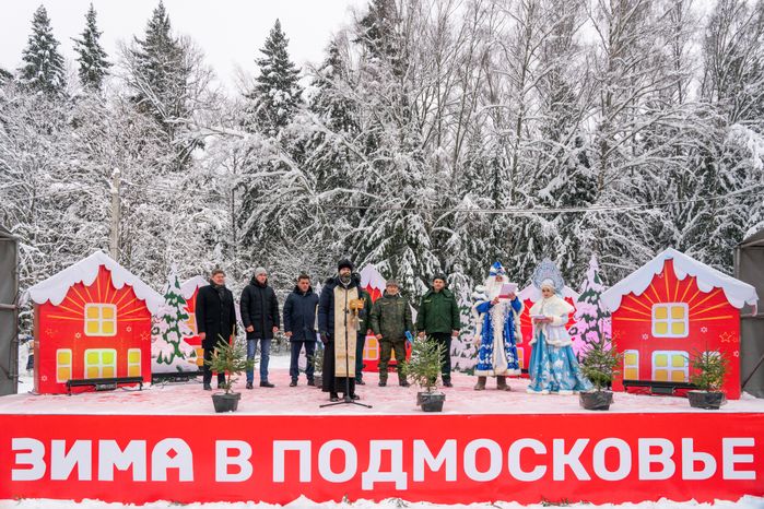 Кремлевскую ель спилили в Можайском округе