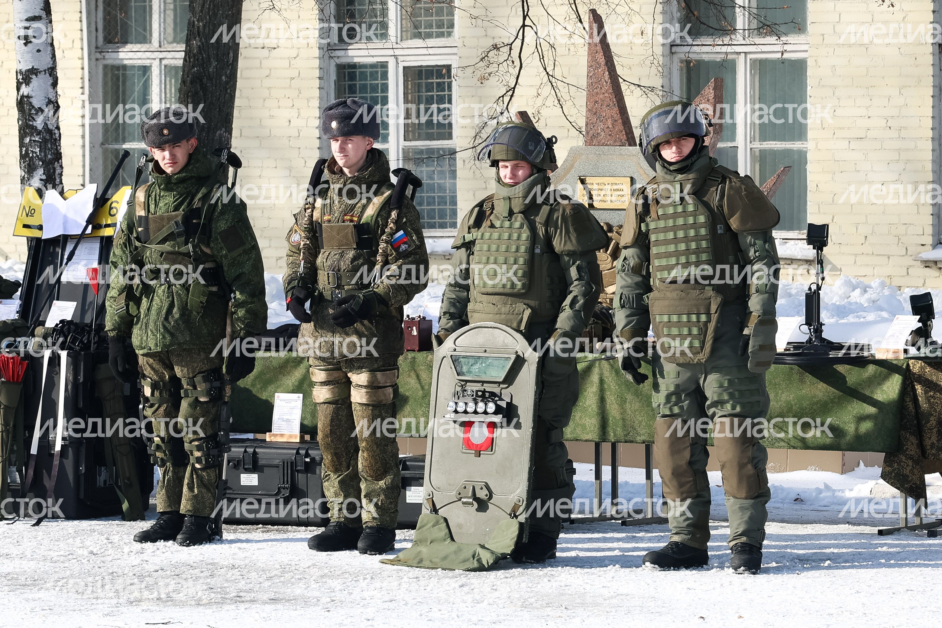 День защитника Отечества отметили военнослужащие 45-й отдельной гвардейской инженерной бригады