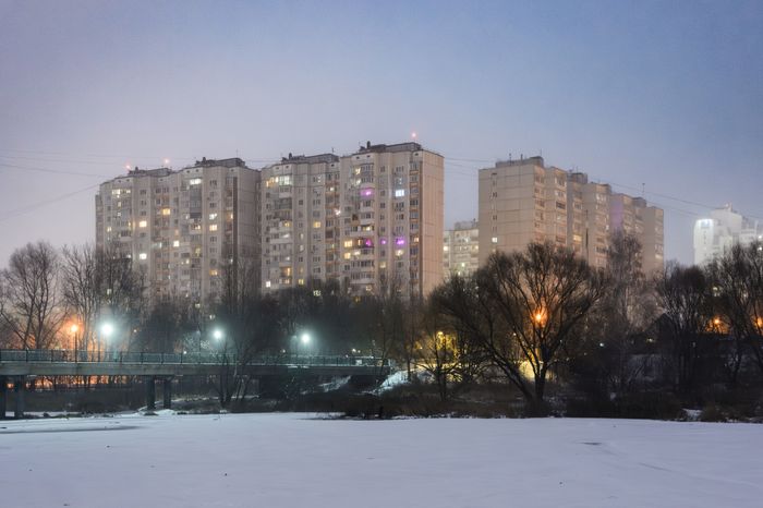 Балашиха. Парк «Солнечная». Зима