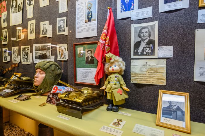 Экспозиция «Лопасненцы сражались за Родину» в Музее памяти Лопасненского края