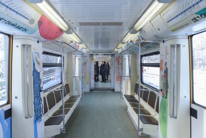 Запуск нового тематического поезда «Мой Маршак» в метро Москвы