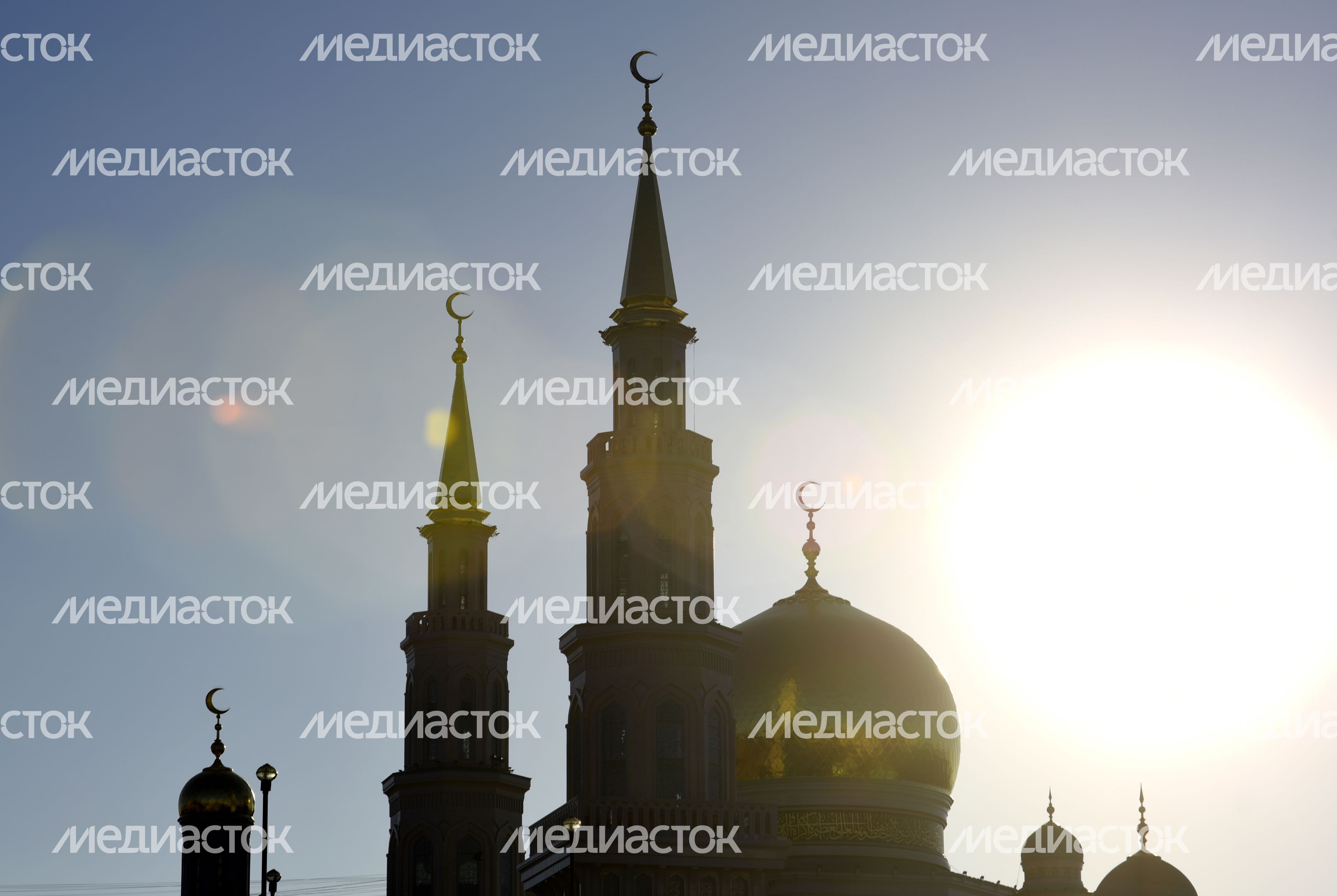 Открытие Соборной мечети после реконструкции в Москве