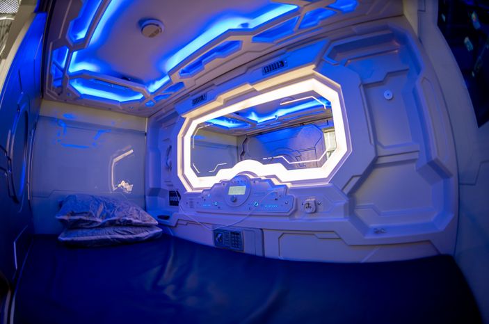 Виды Капсульного отеля Aerosleep в аэропорту Внуково