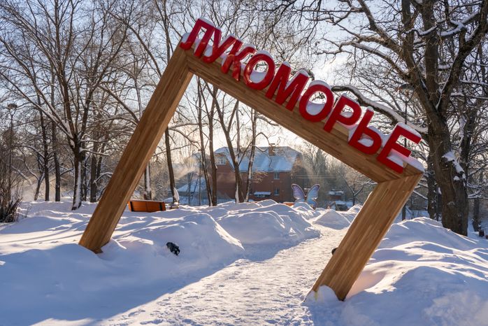 Зимний парк "Лукоморье" в Рузе