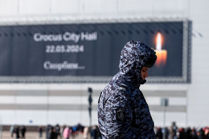 Мемориал в память о жертвах теракта в «Крокус Сити Холле» в Красногорске