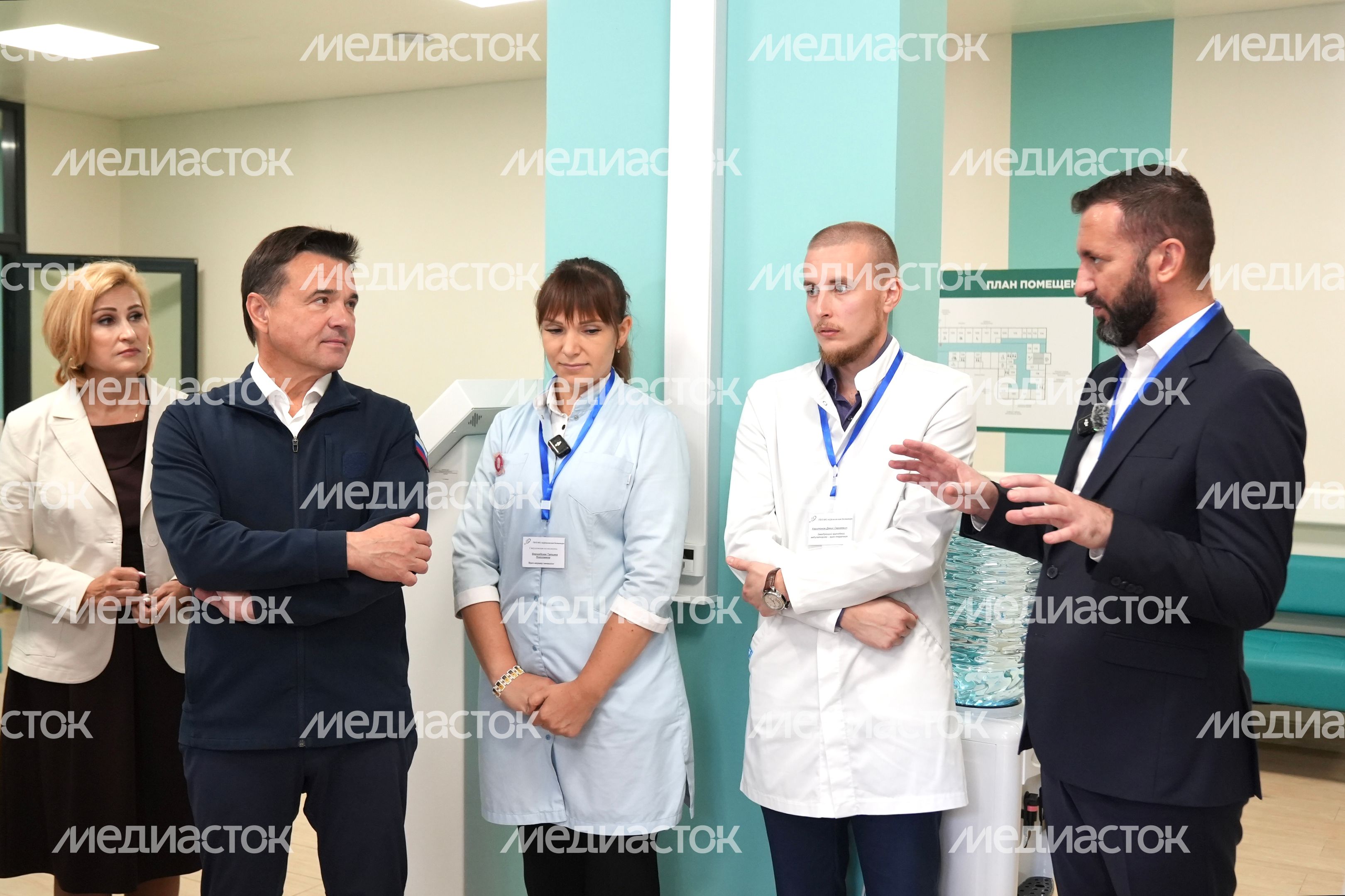 Встреча с врачами новой поликлиники в пгт Свердловский г.о. Лосино-Петровский Встреча с врачами новой поликлиники в пгт Свердловский г.о. Лосино-Петровский