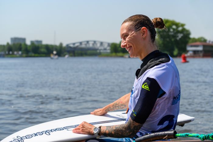 Чемпионат Московской области по серфингу на Пироговском водохранилище в Долгопрудном