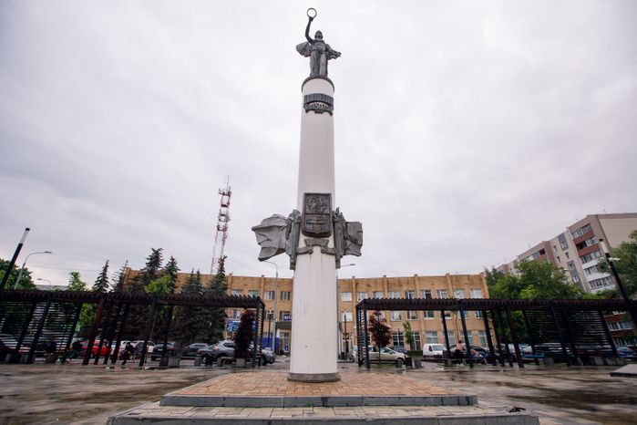 Монумент 50-летия Домодедово