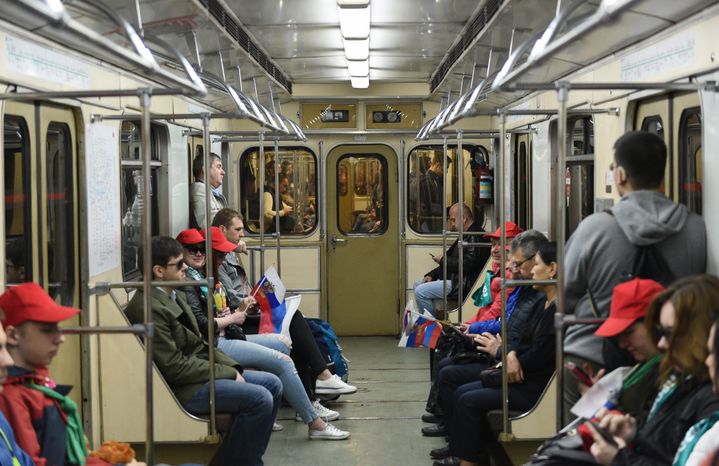 Первомайская демонстрация на Красной площади