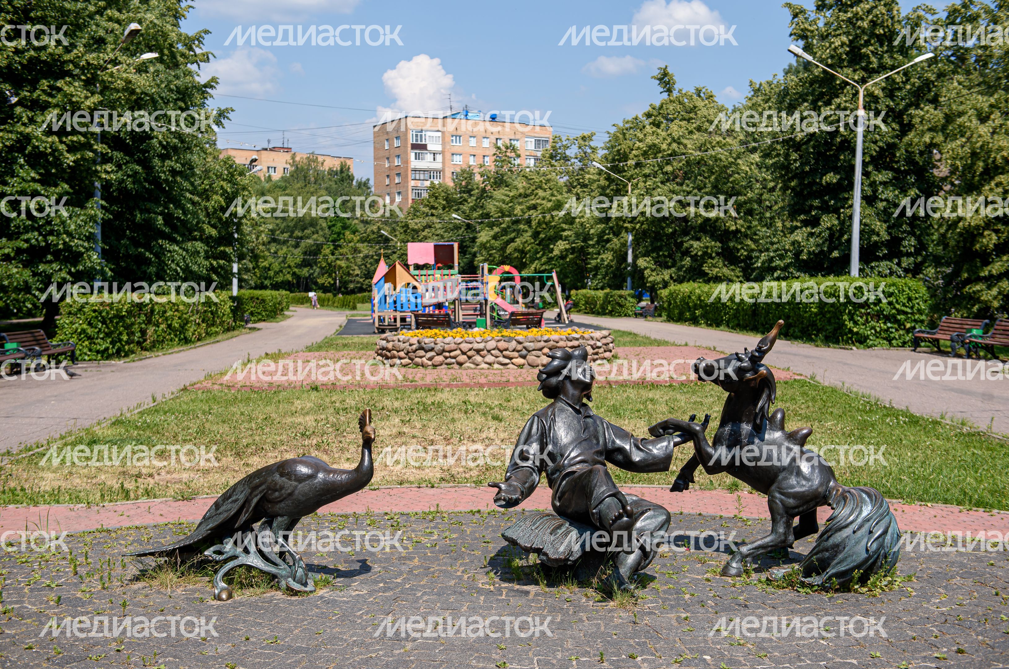 Летние виды скульптур в Раменском