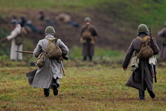 Военно-исторический фестиваль «Москва за нами. 1941 год» на Бородинском поле