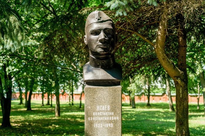 Мемориальный парк в Коломне летом