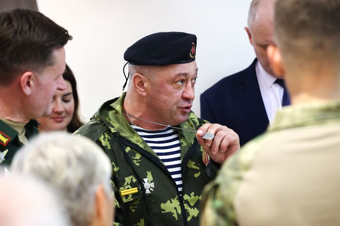Награждение добровольцев из отряда «БАРС» Губернатором Подмосковья