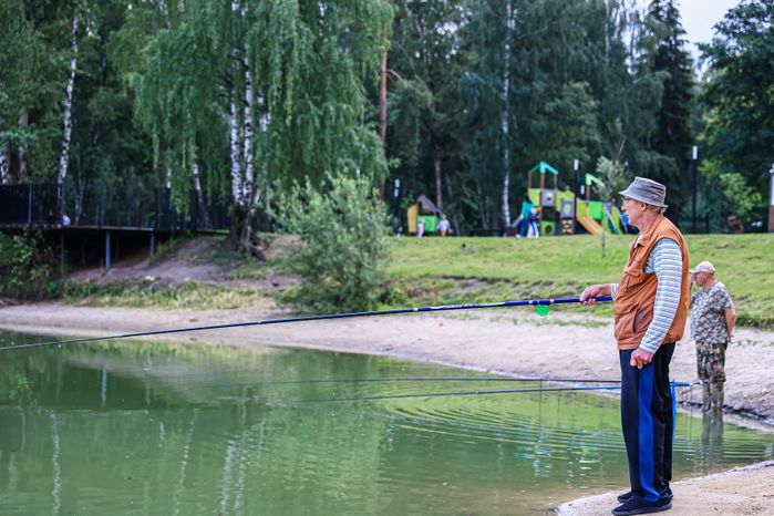 Проверка хода работ по очистке Малаховского озера Губернатором Подмосковья