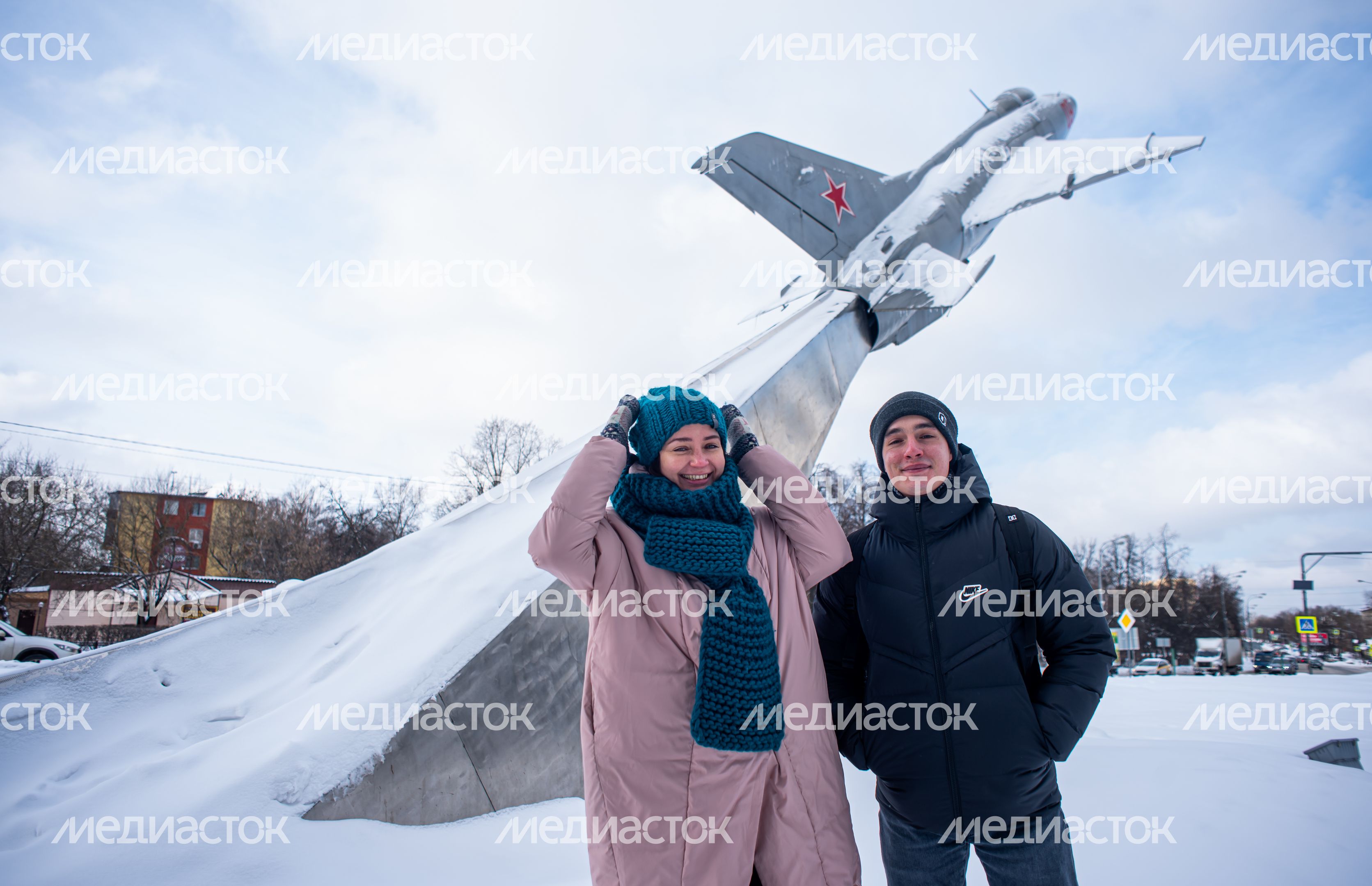 Зимние виды города Жуковский