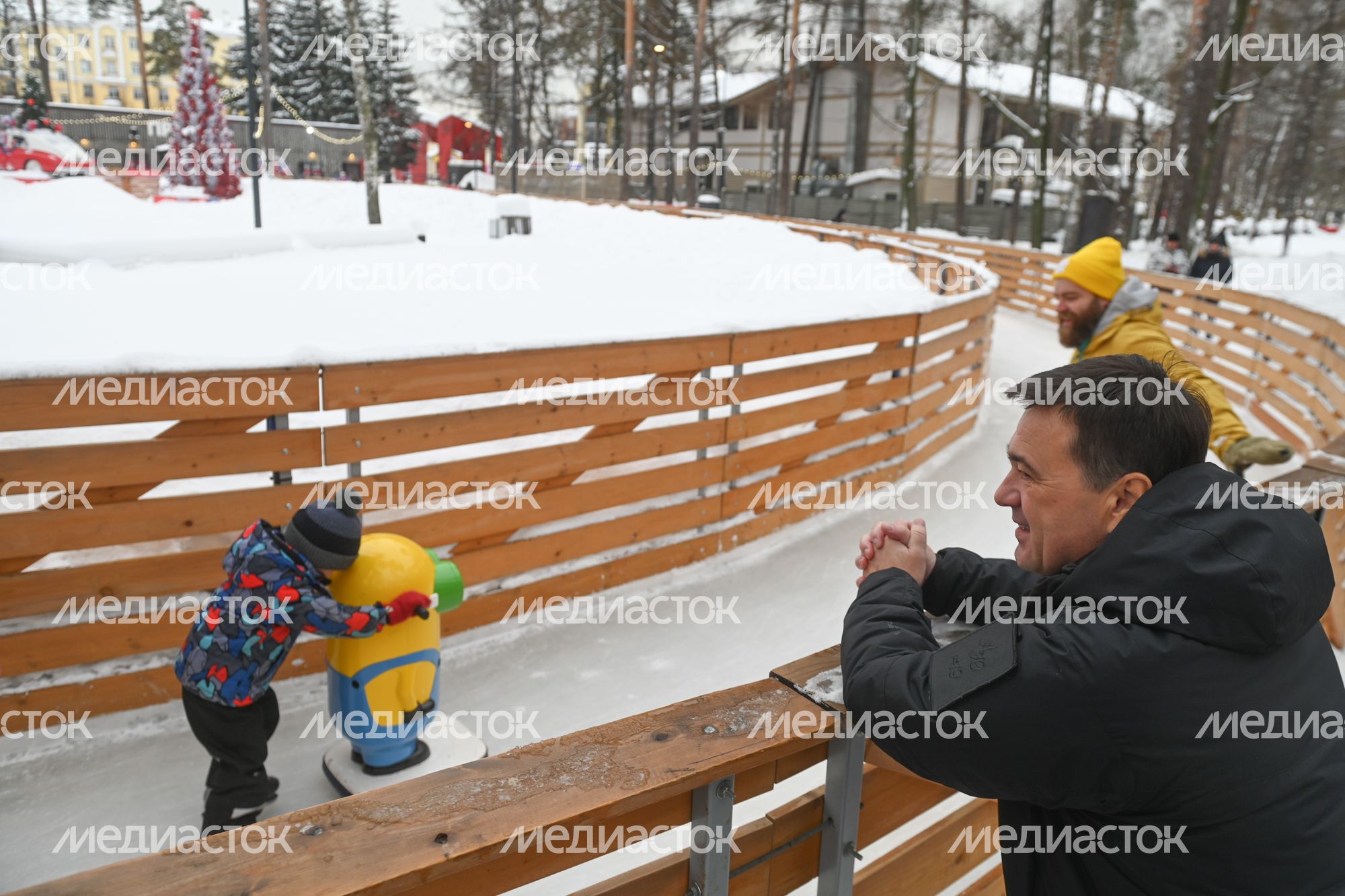 Посещение Губернатором Подмосковья парка «Пехорка» в Балашихе