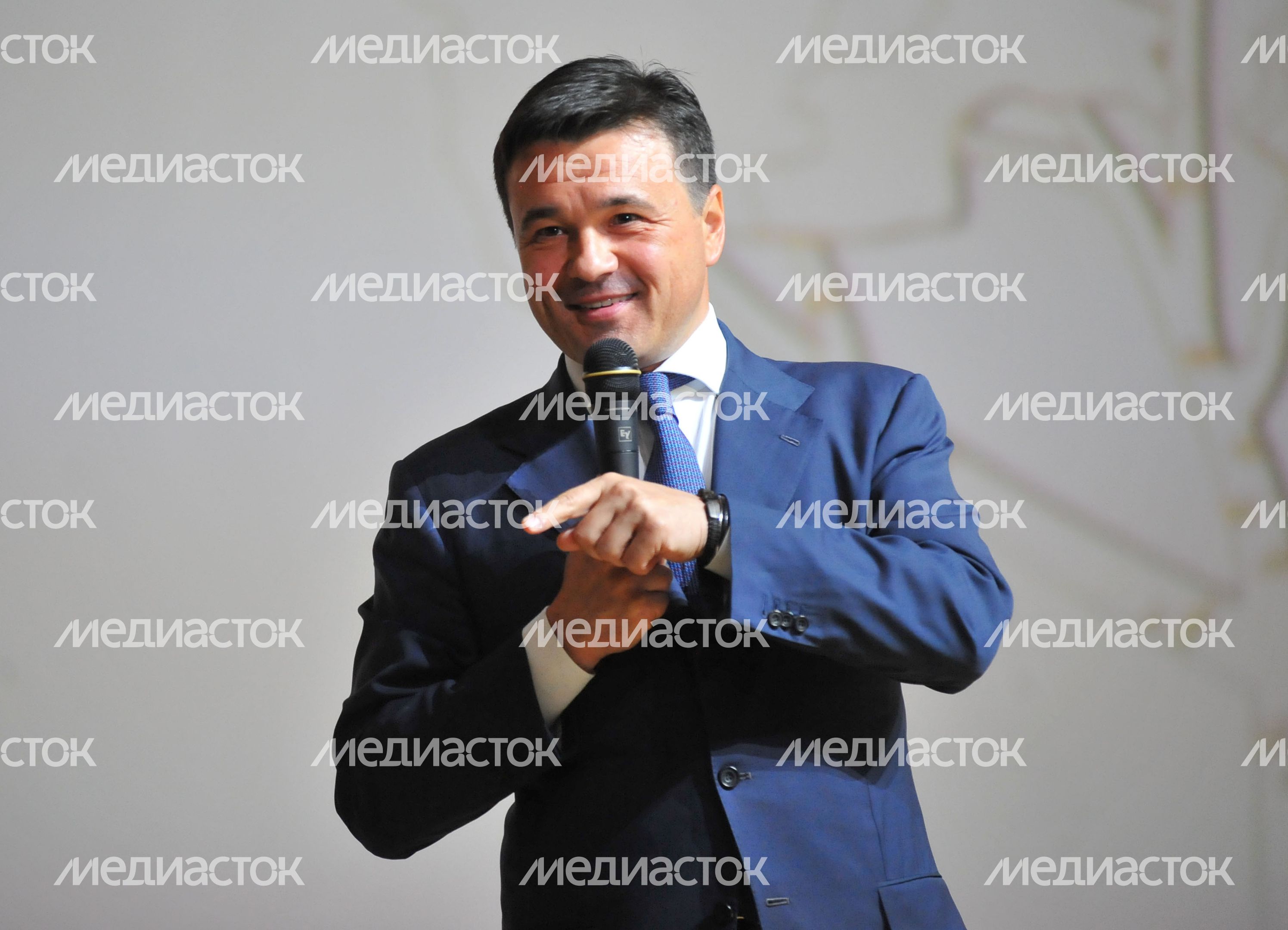Андрей Воробьев на педагогической конференции