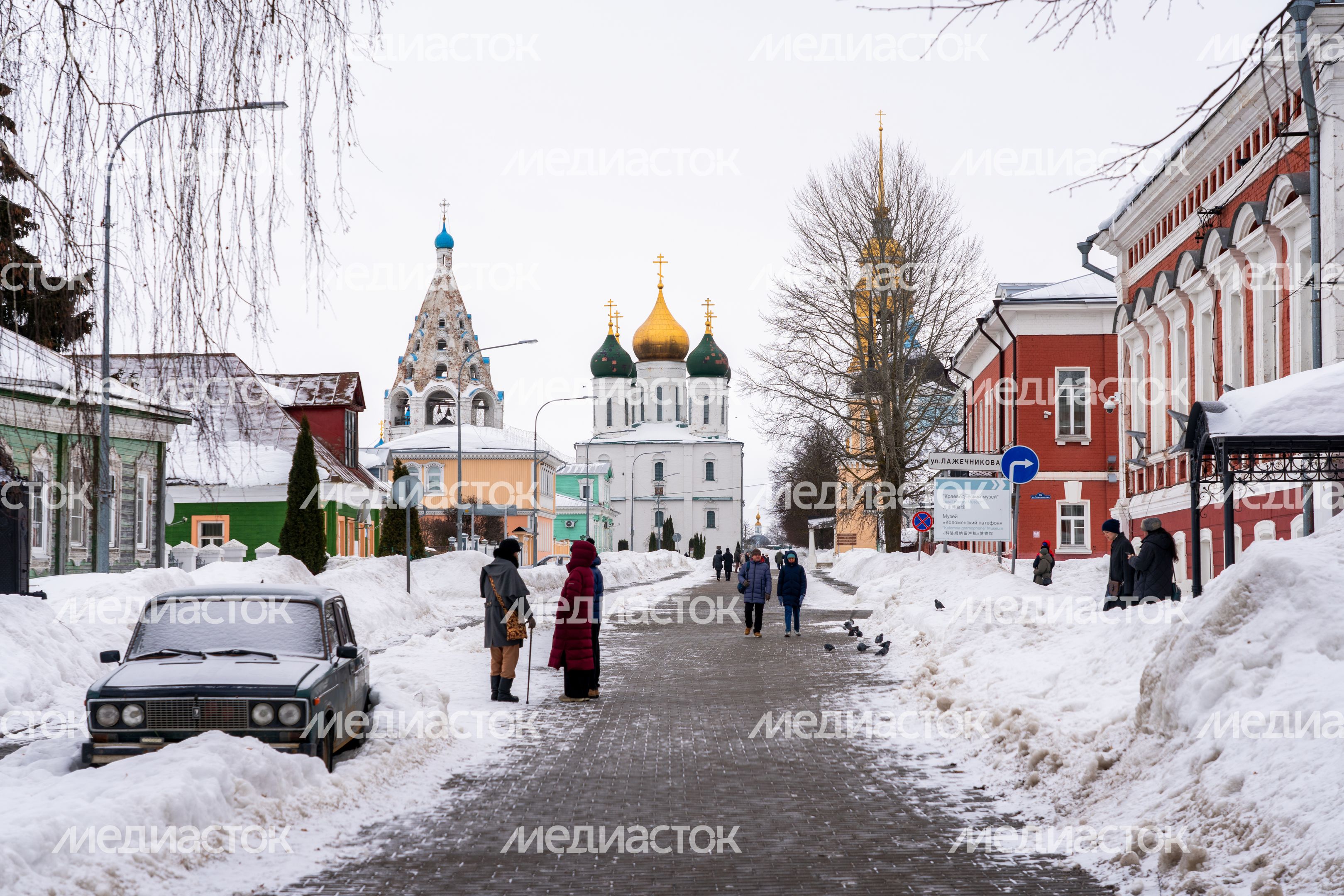 Улицы зимней Коломны Улицы зимней Коломны