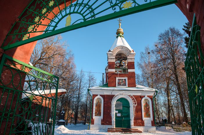 Зимние виды города Калязин