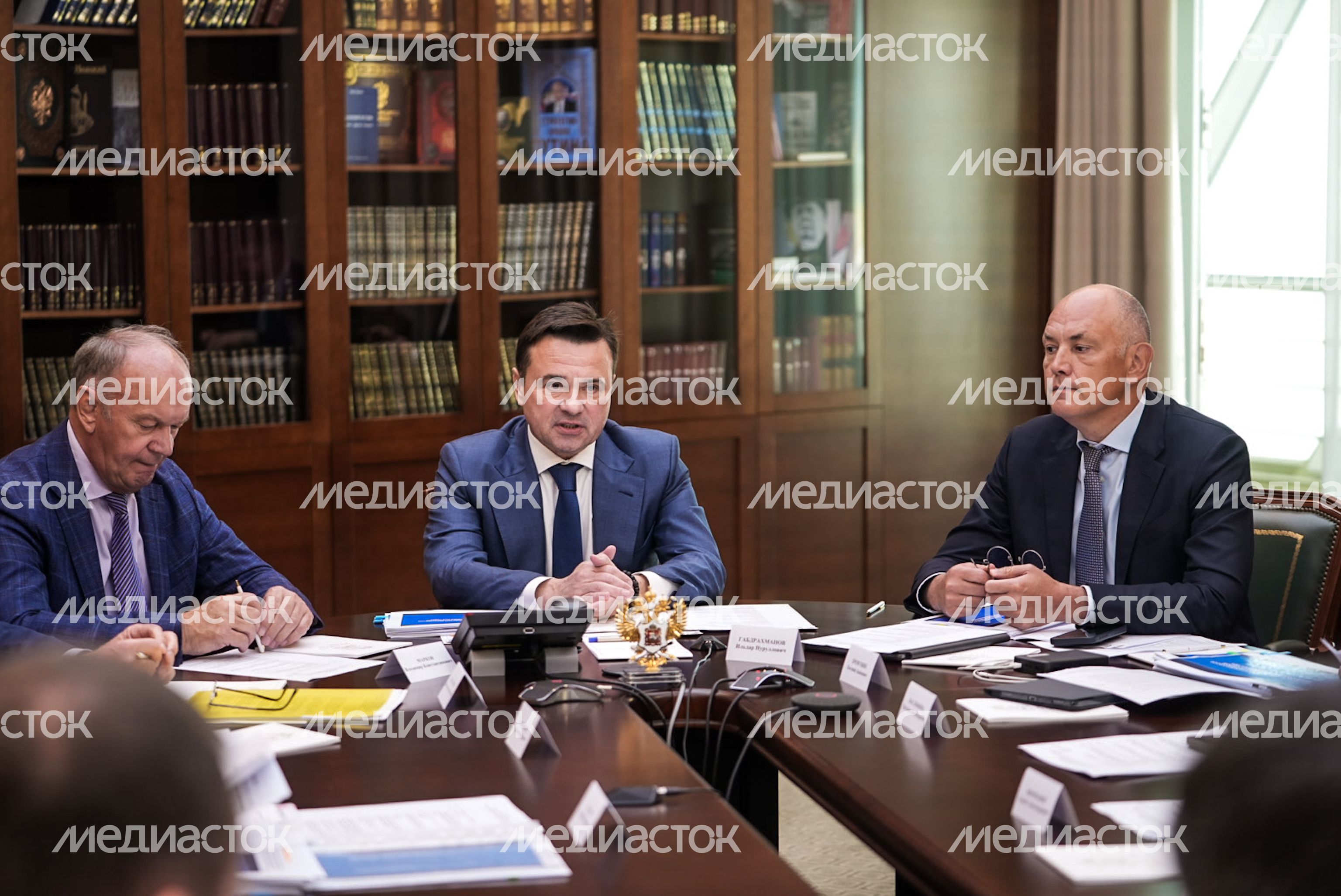 Андрей Воробьев обсудил приоритетные направления сотрудничества с представителями ПАО «Газпром» Андрей Воробьев обсудил приоритетные направления сотрудничества с представителями ПАО «Газпром»