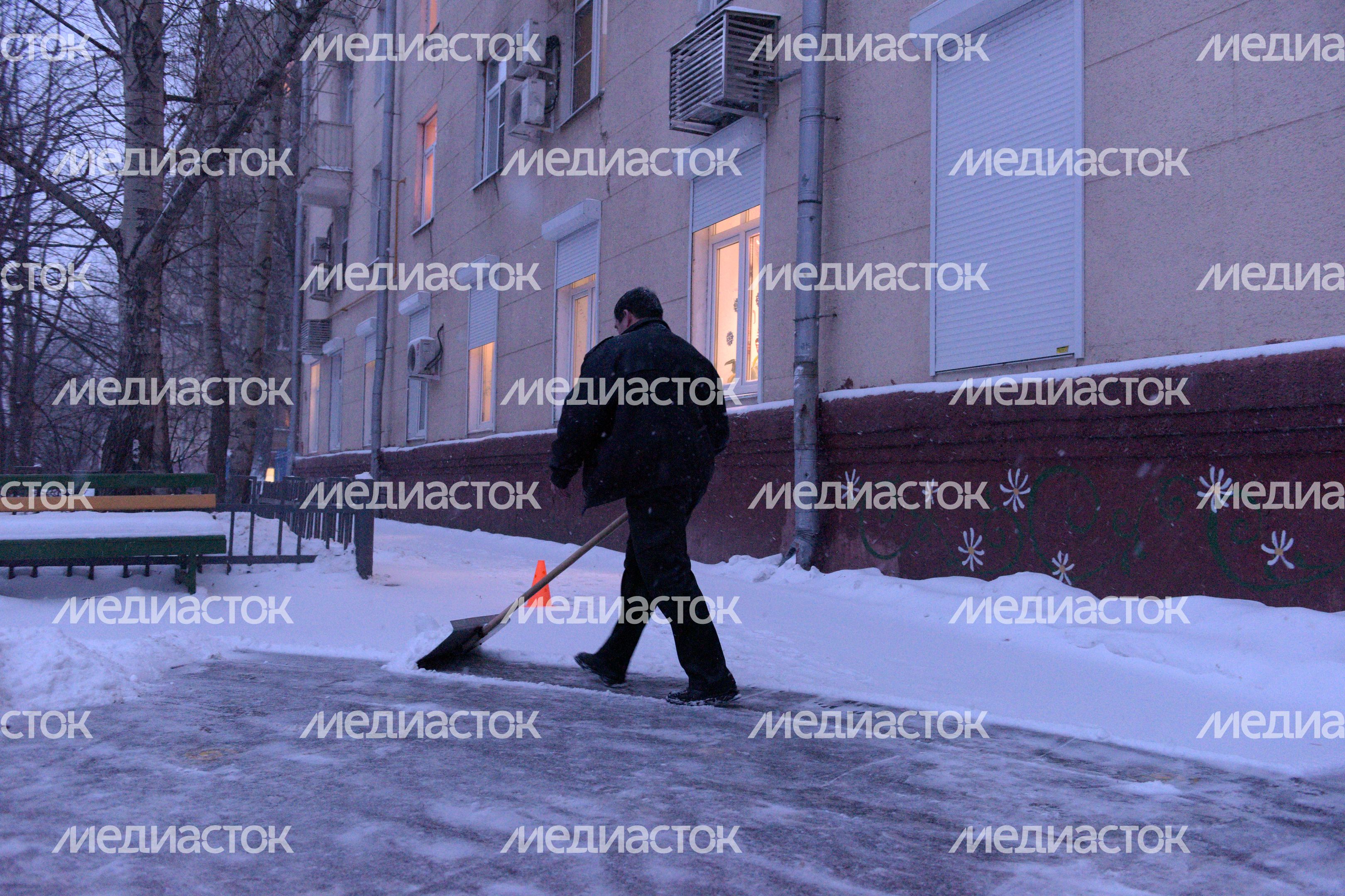 Снегопад в Москве