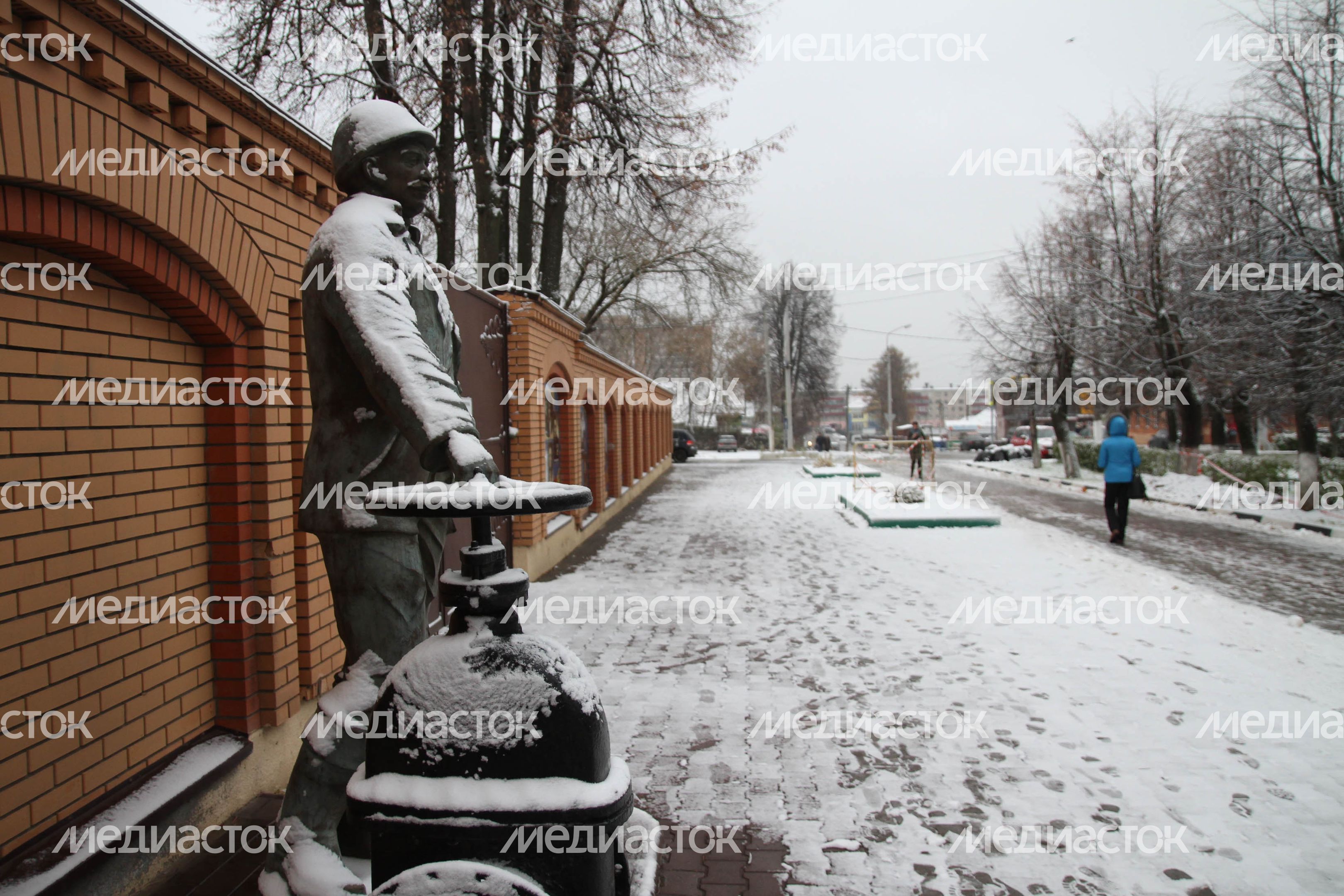 Первый снег в Истре
