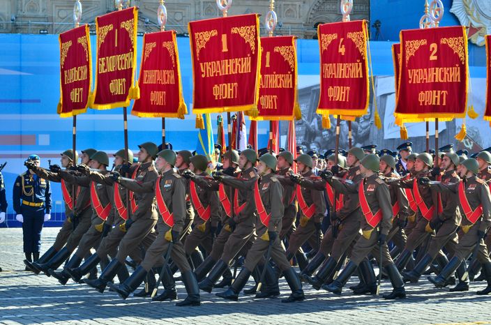 Генеральная репетиция парада Победы на Красной площади