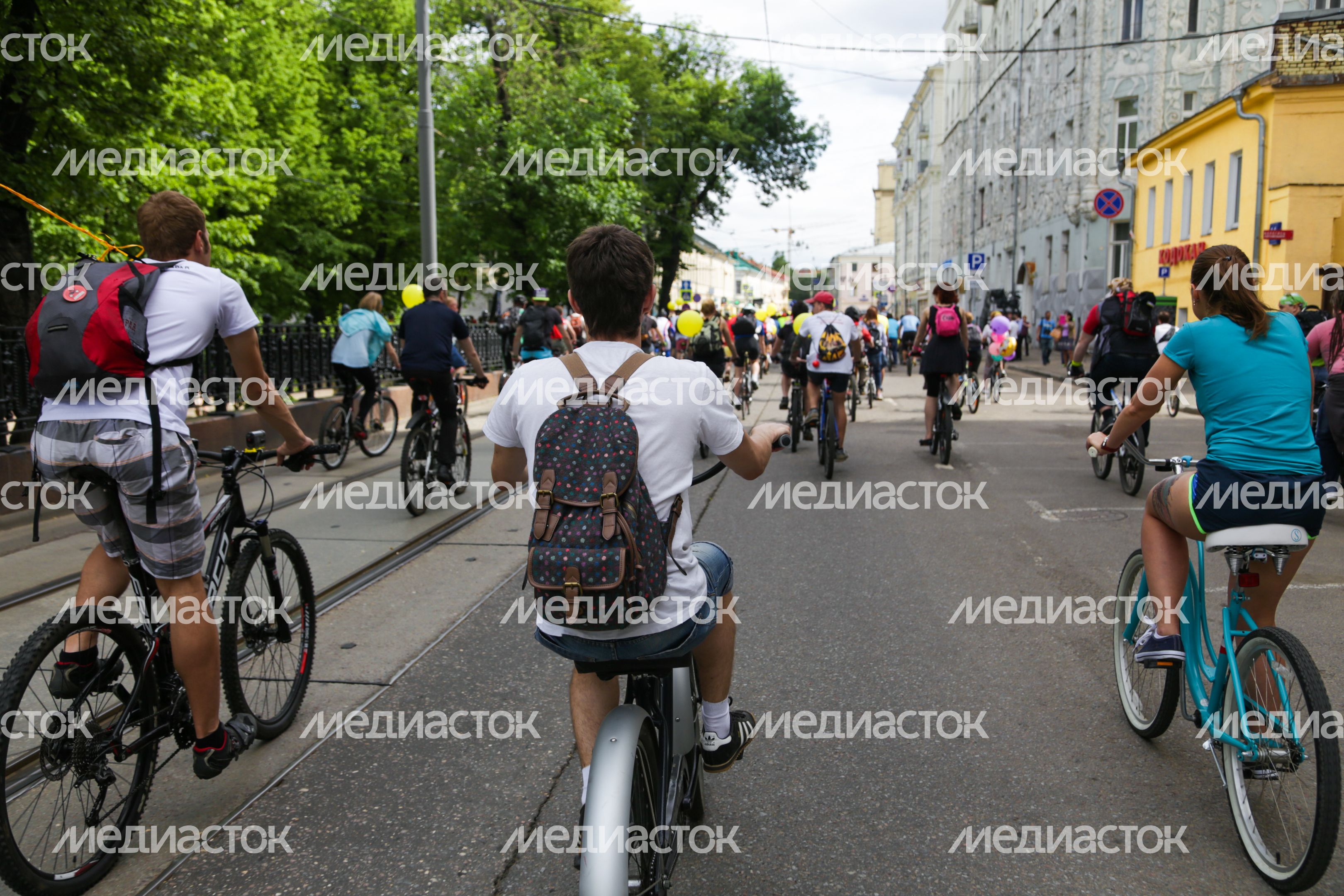 Велопарад в Москве