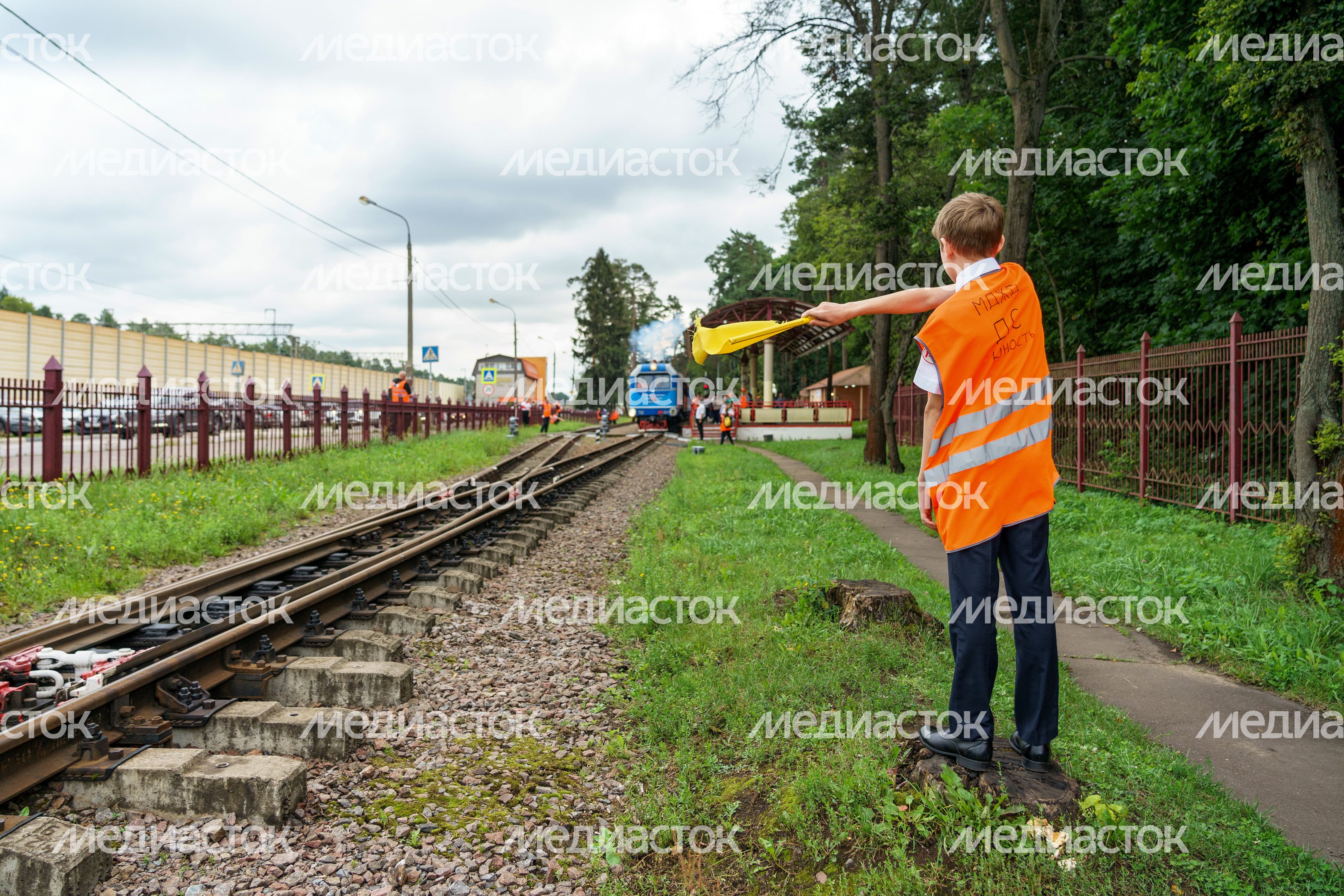 Московская детская железная дорога в поселке Кратово Московская детская железная дорога в поселке Кратово