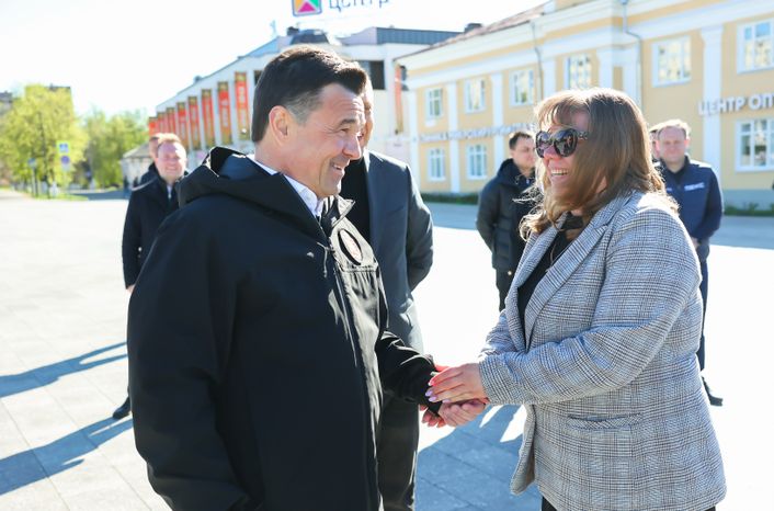 В Дмитрове завершен I этап реконструкции Советской площади