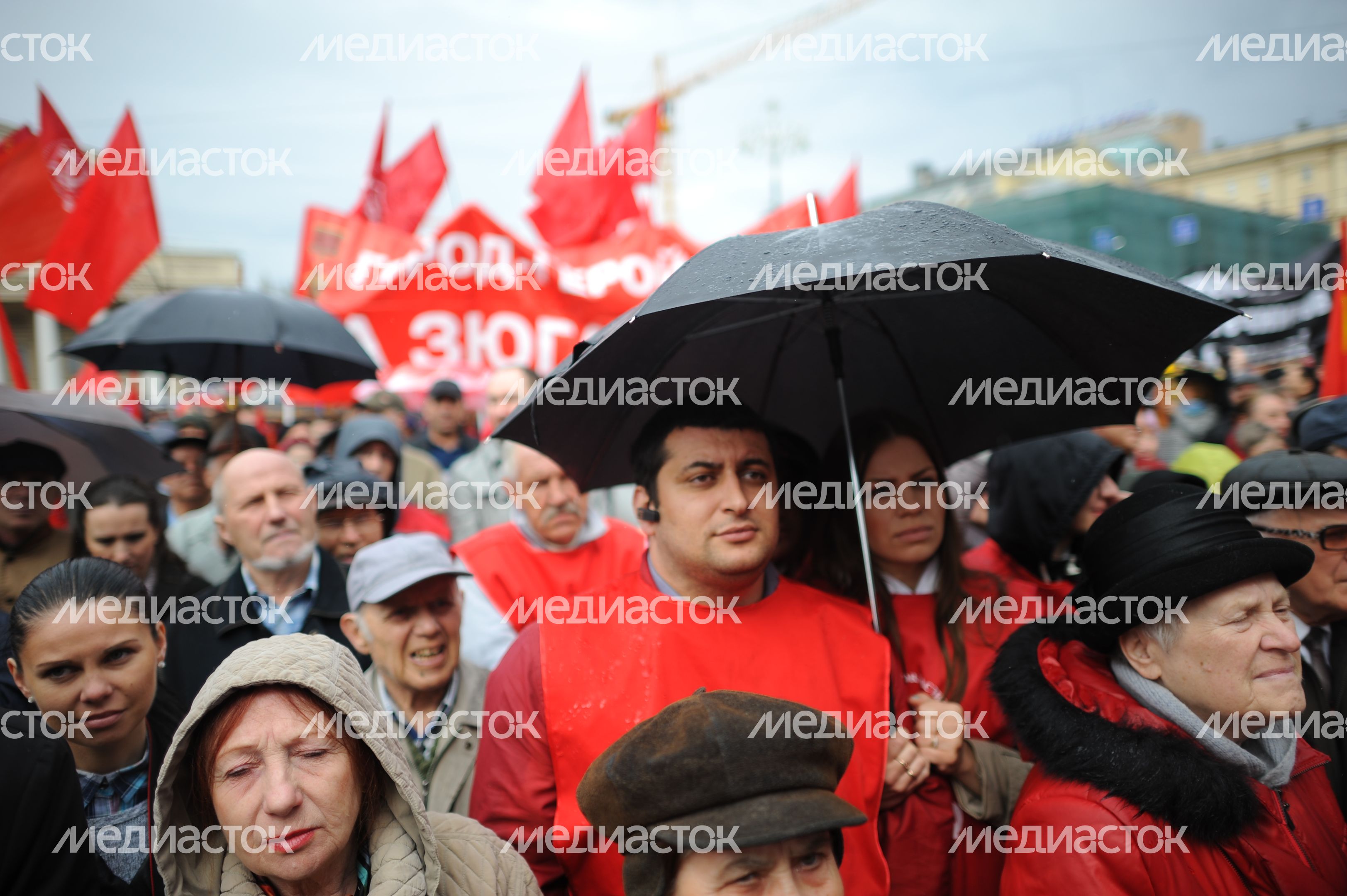 Первомайская демонстрация в Москве