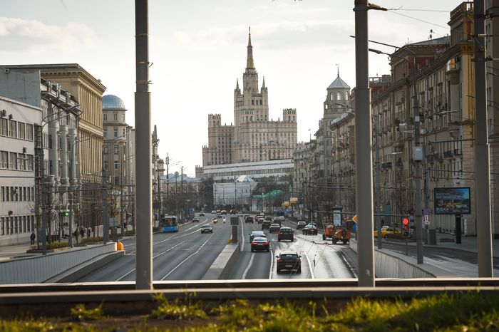 Солнечная погода в Москве