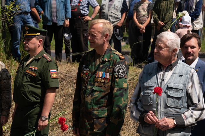 Деревня Слобода. Перезахоронение солдат ВОВ
