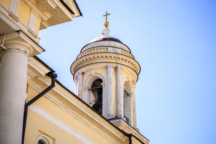 Свято-Духовский храм в селе Шкинь округа Коломна