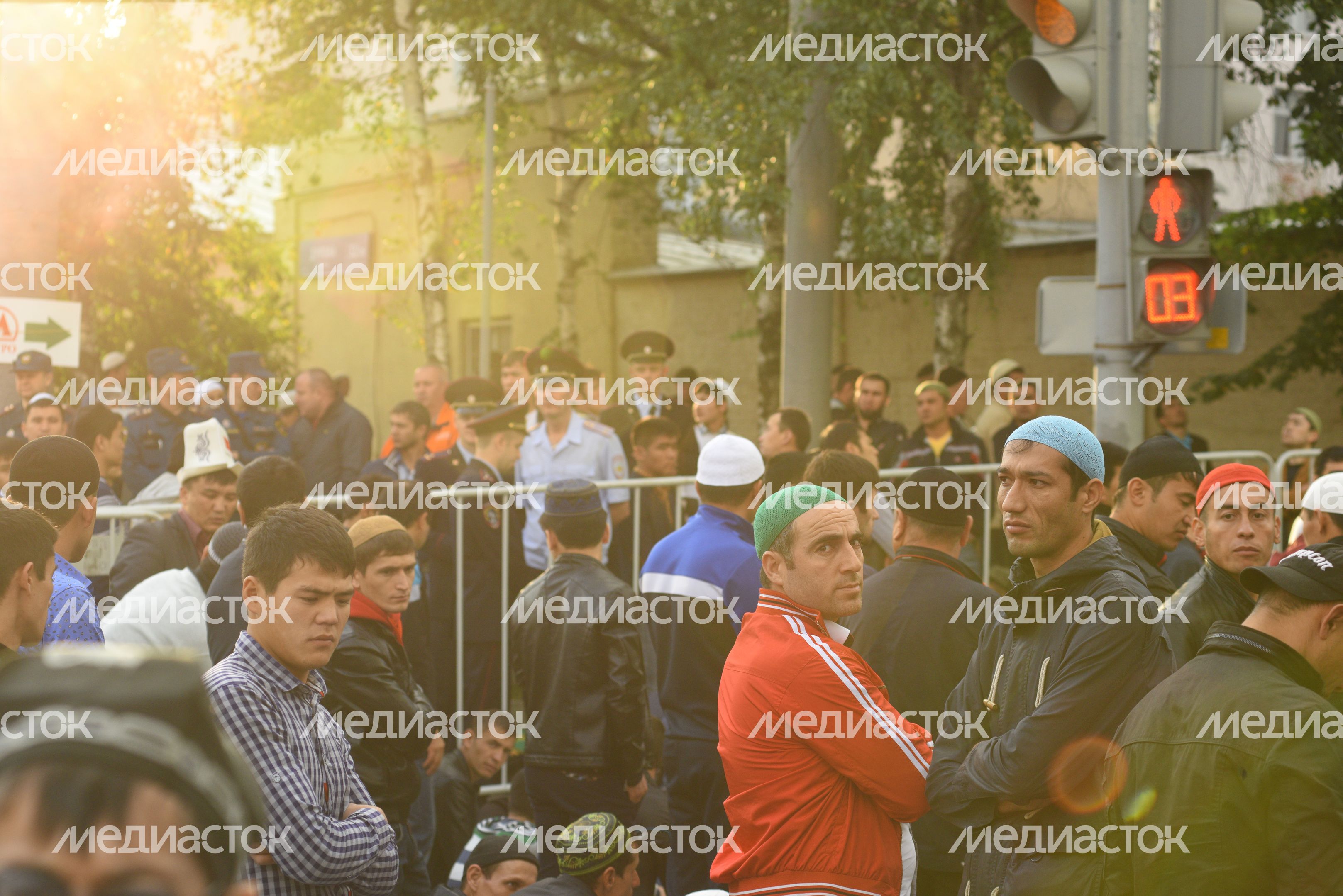 Празднование Курбан-Байрама в Москве