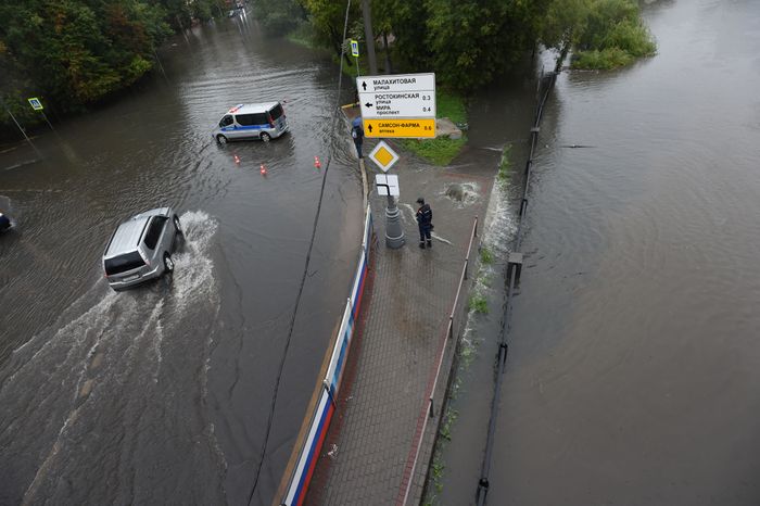 Затопление в Москве