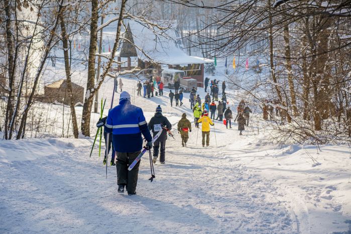 Массовая гонка «Лыжня России-2024» в Химках