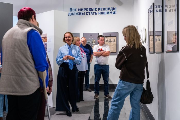 Открытие выставки «Героическая эпопея», посвященной советской авиации 1920-1930-х годов, в музее «Горки Ленинские»