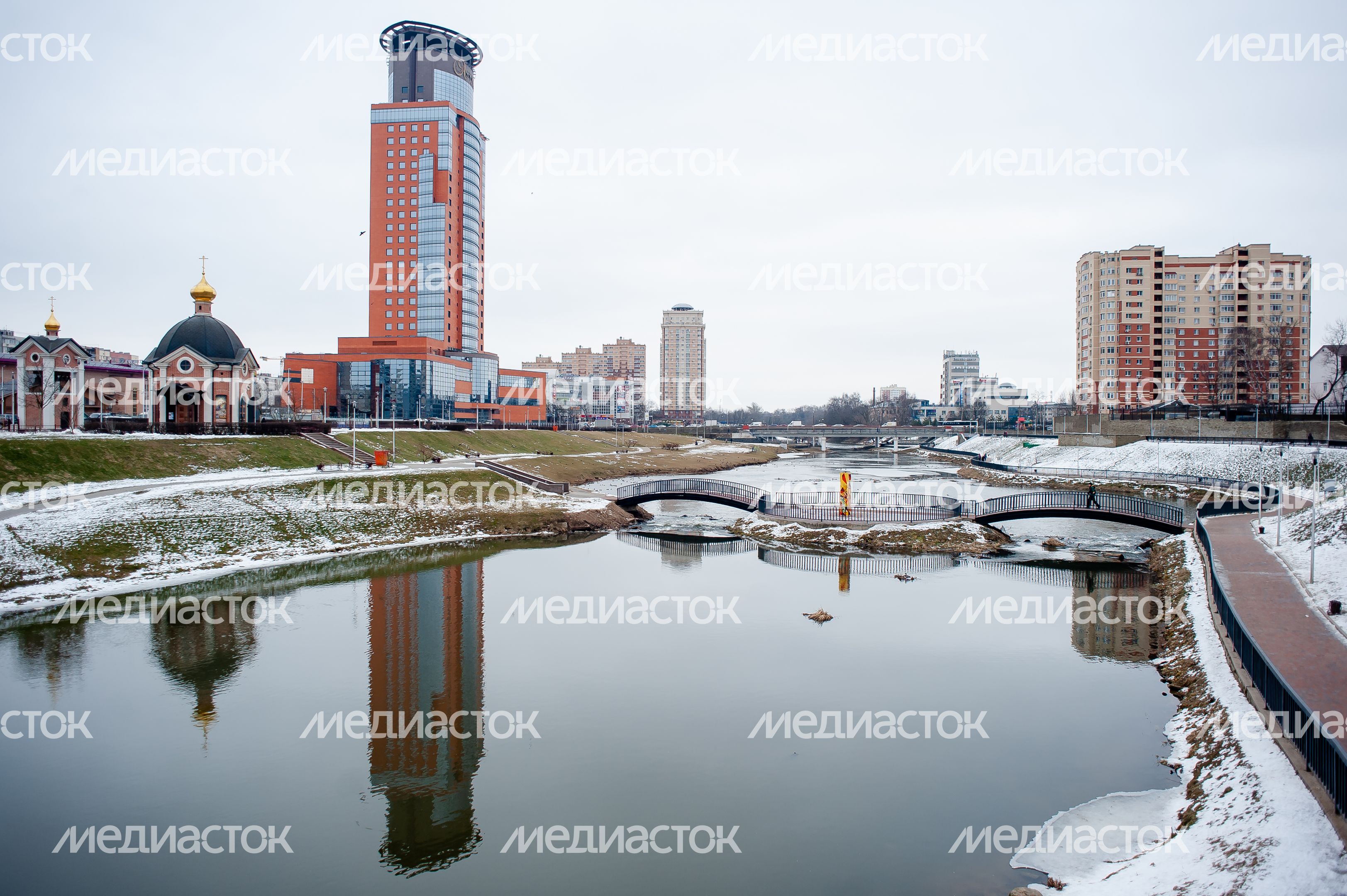 Зимние виды города Щелково
