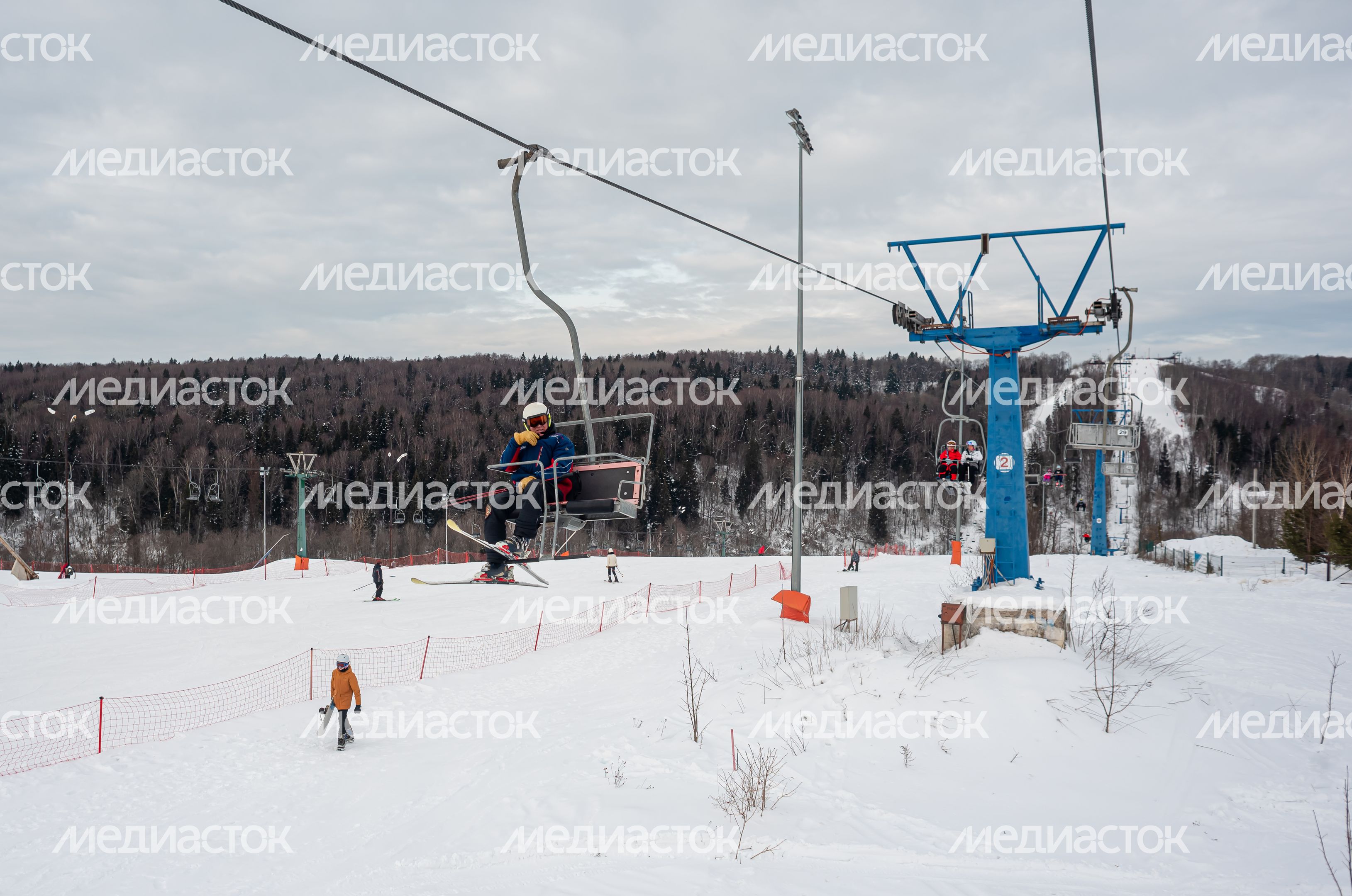 Зимние виды Горнолыжного курорта «Степаново»