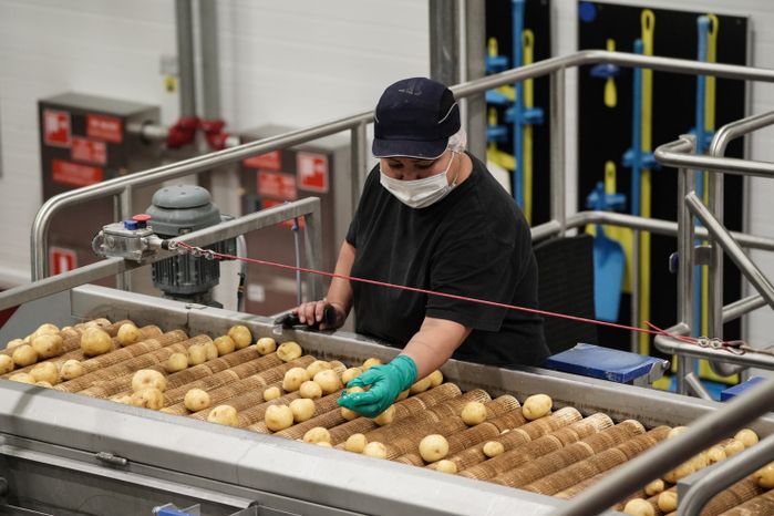 Производство чипсов Lay’s на заводе PepsiCo в Кашире