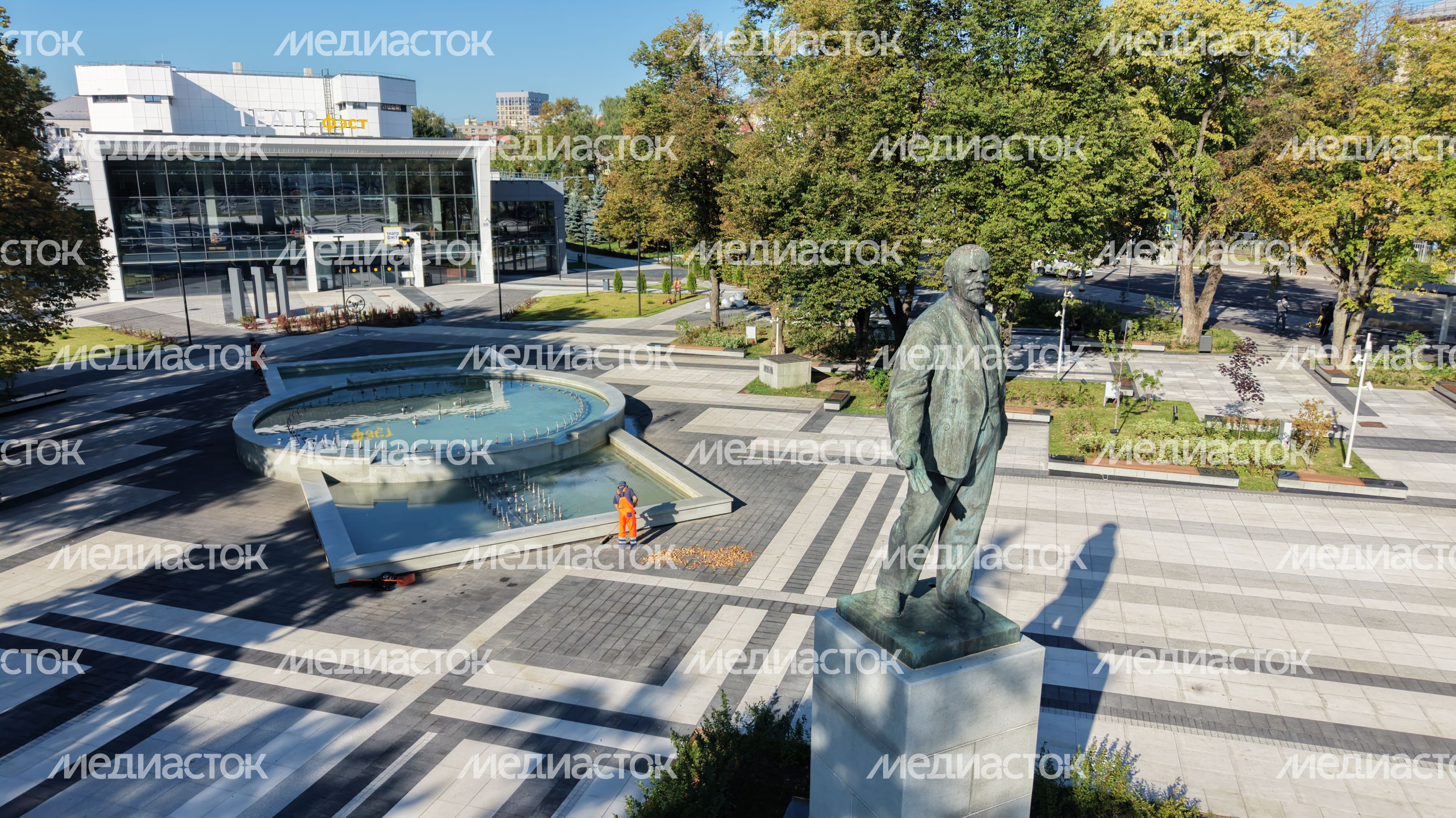Благоустройство площади Мира в Мытищах