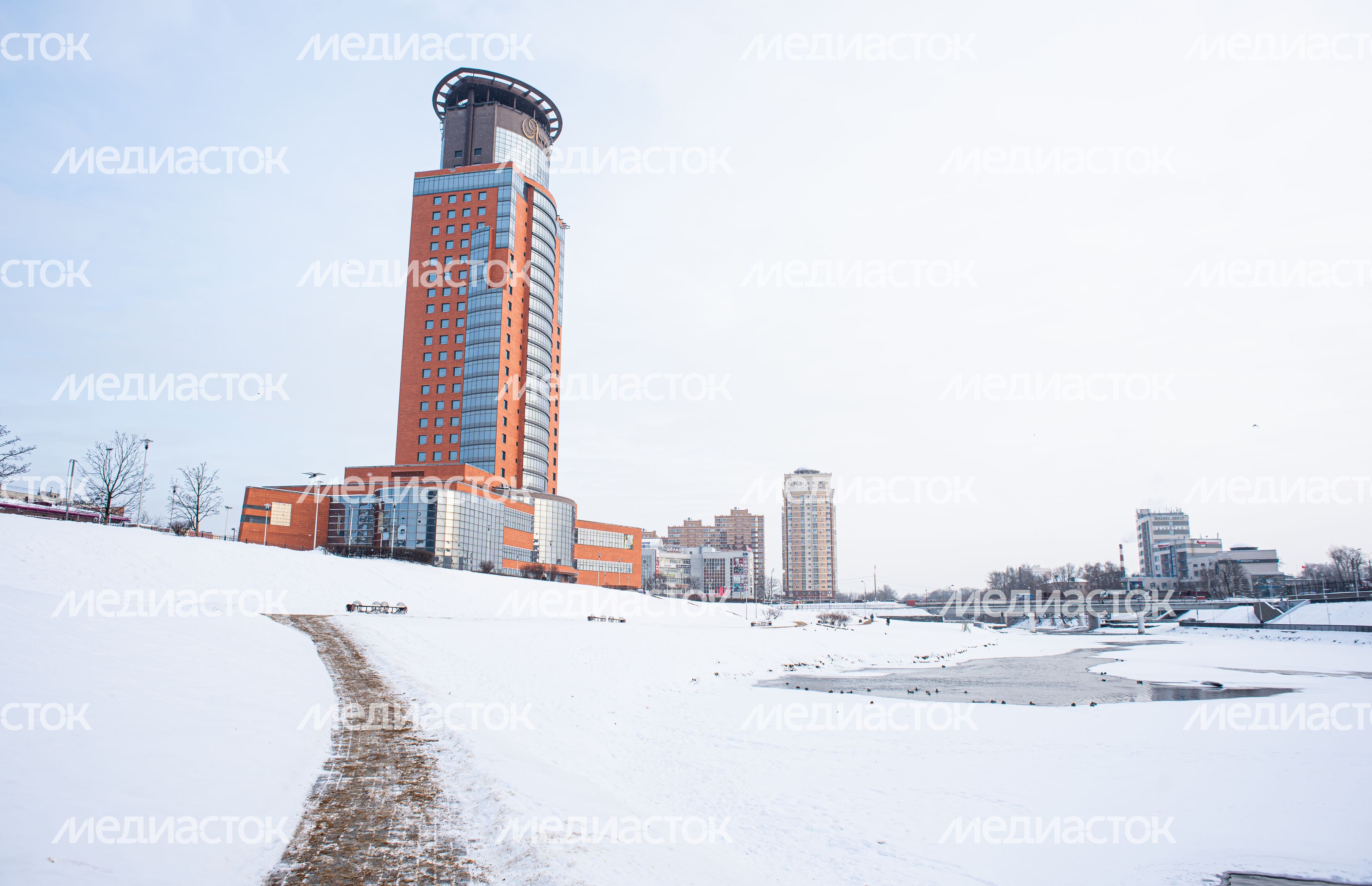 Зимние виды города Щелково