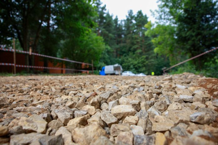 Ремонт грунтовой дороги на ул. Колхозной в Дедовске
