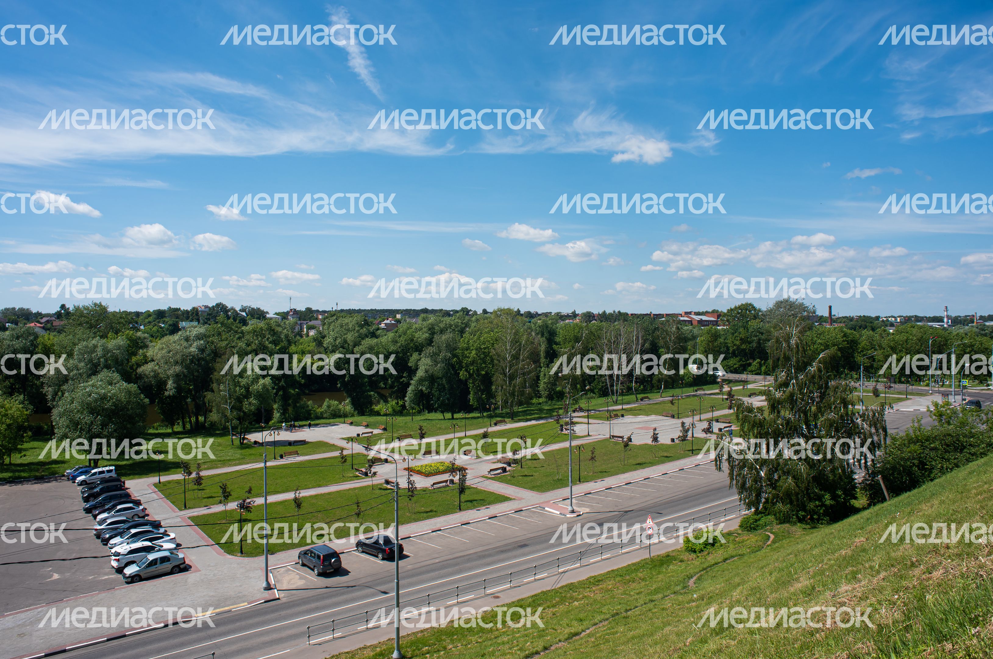Летние виды города Серпухов