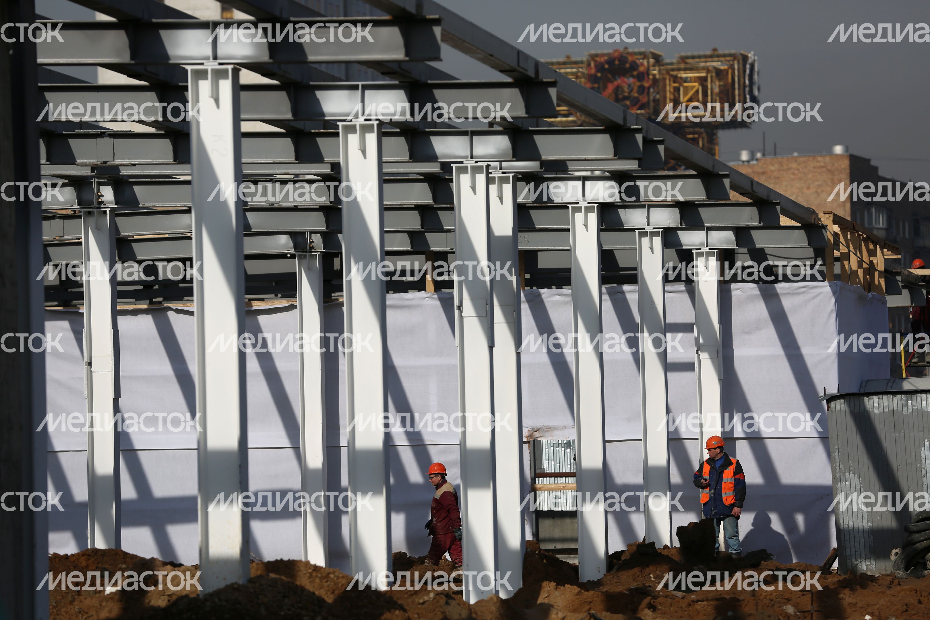 Строительство ТПУ «Площадь Гагарина» в Москве Строительство ТПУ «Площадь Гагарина» в Москве