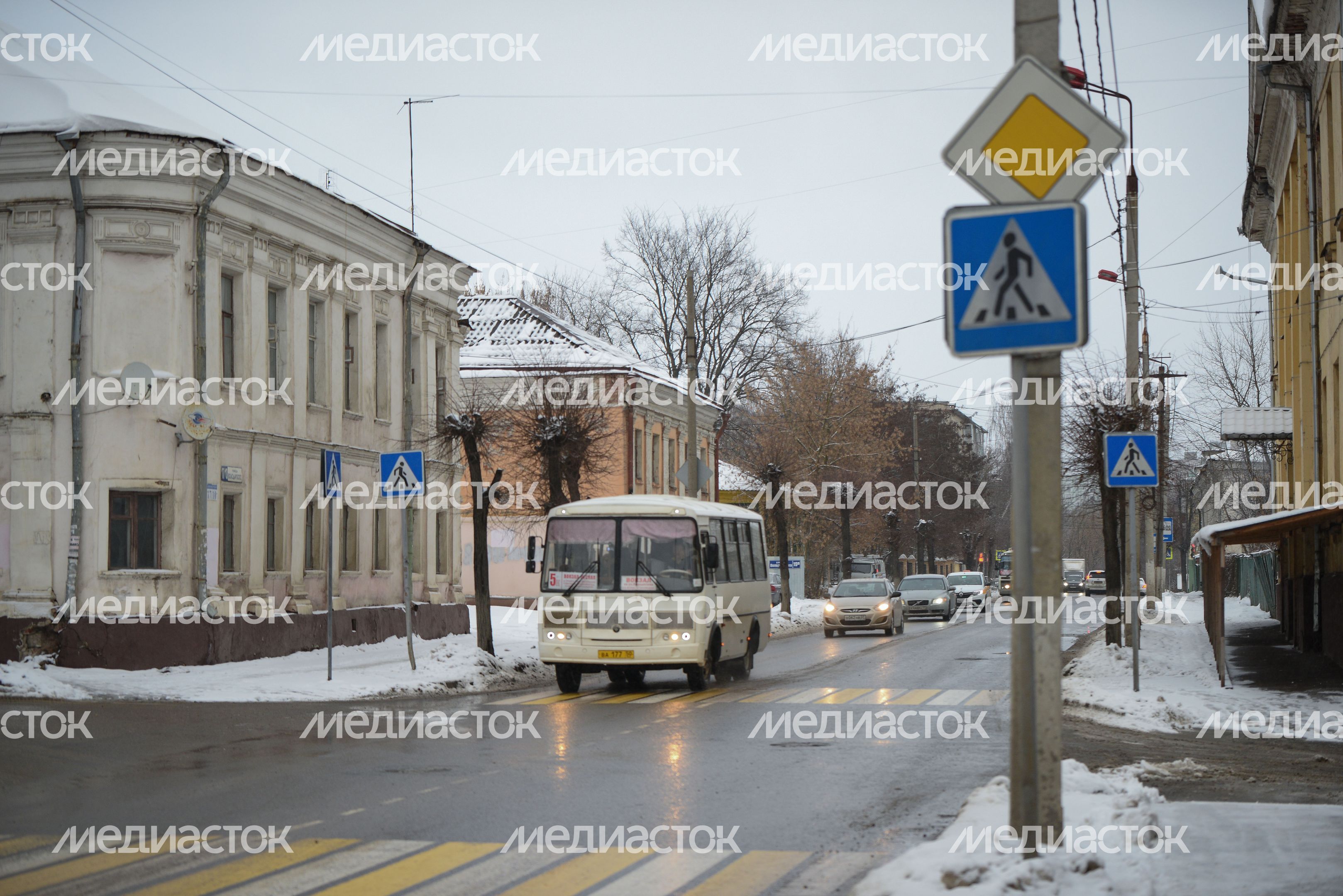Виды города Серпухов зимой